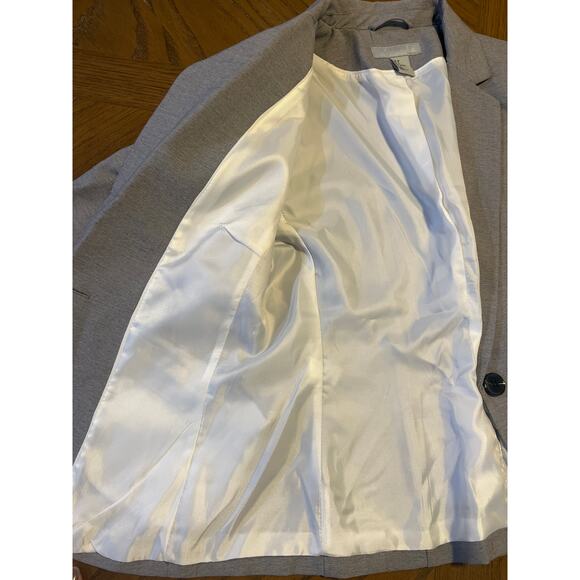 H&M women’s business suit set blazer and dress slacks career wear Size 8 Gray - Picture 4 of 12